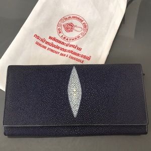 Genuine Stingray Leather Wallet